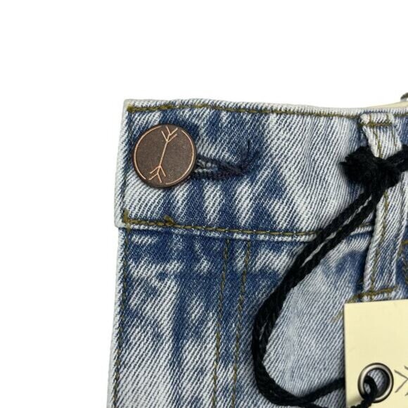 NWT BANJARA High Rise Denim Shorts Sz 3 / 25 Frayed Hem - Picture 2 of 5